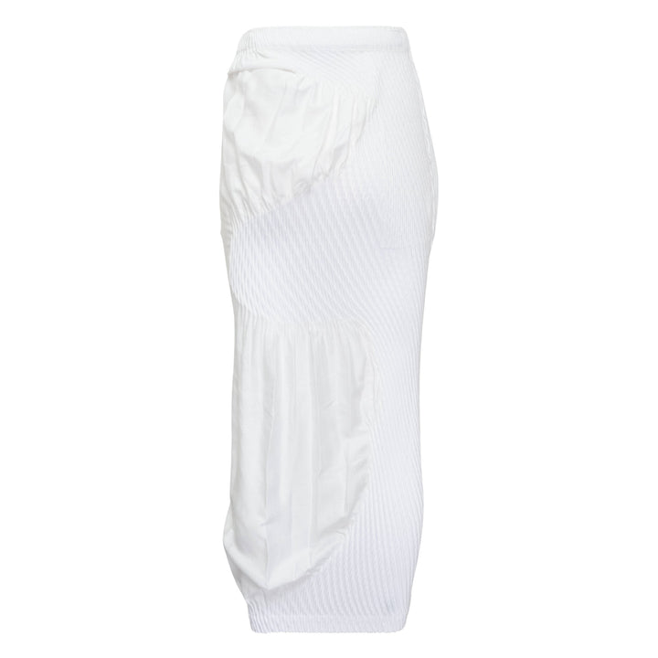 Knit Contour Pleated Skirt