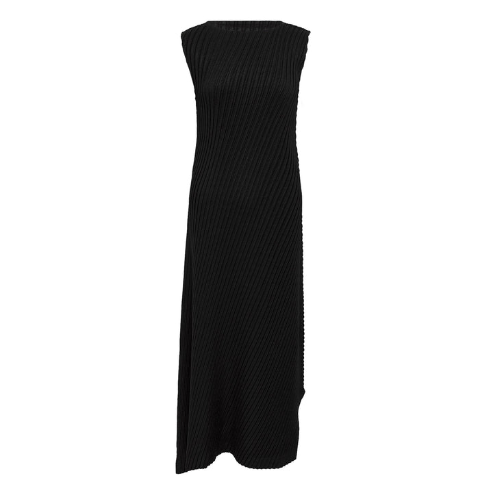 Linen Like Pleated Dress