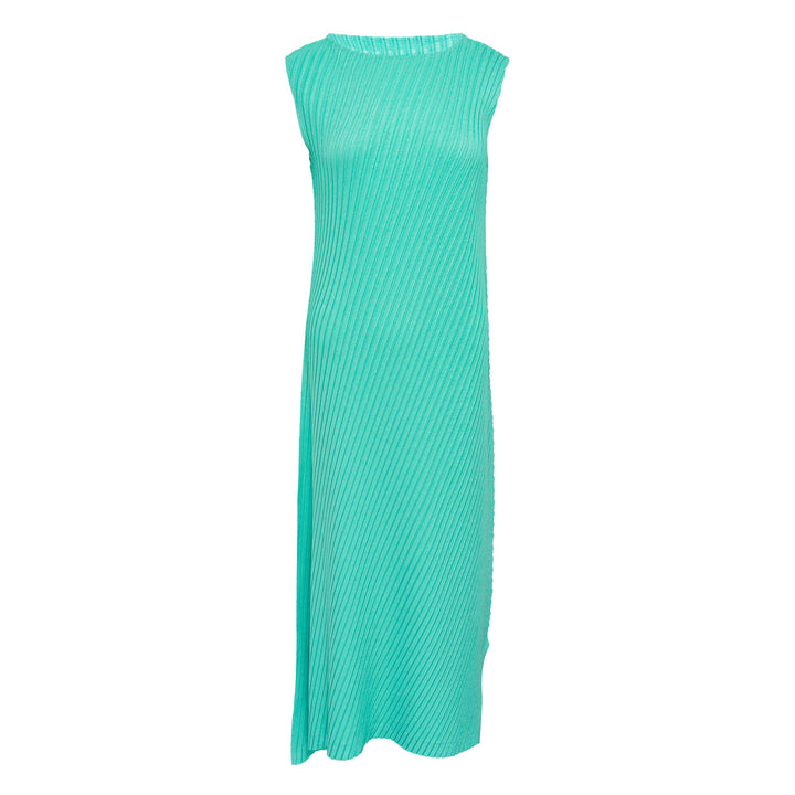 Linen Like Pleated Dress