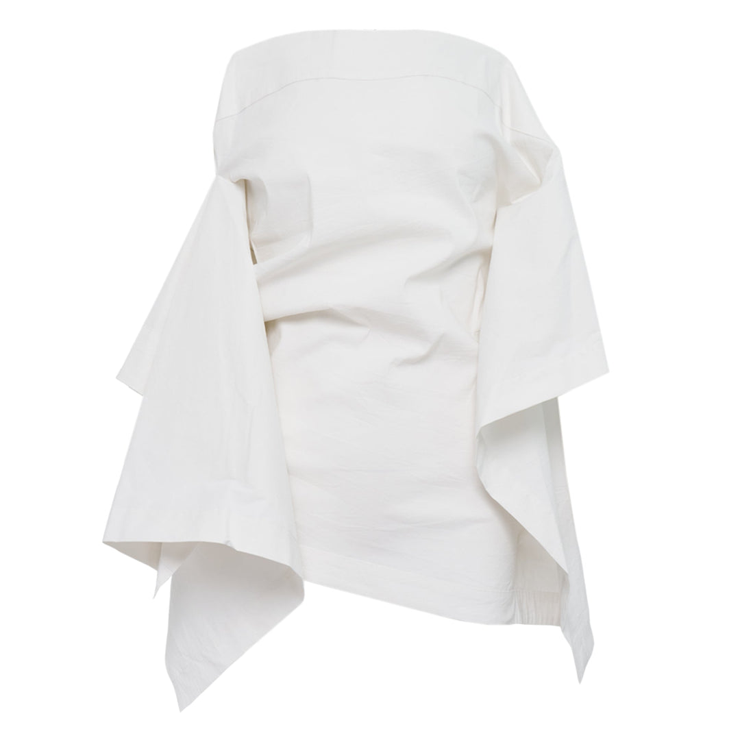 Collapsing Sculpture Woven Top