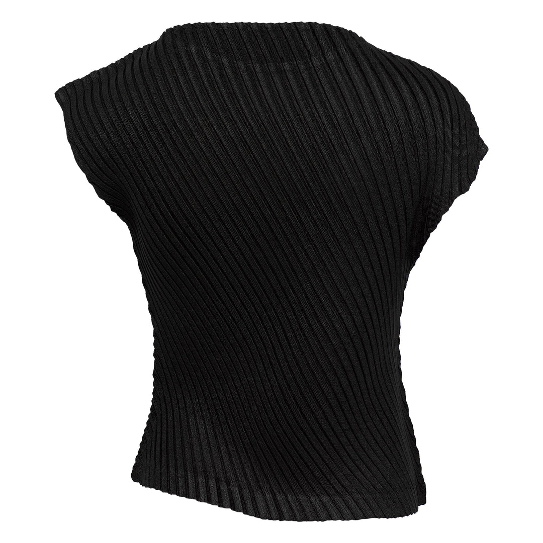 Linen Like Pleated Top