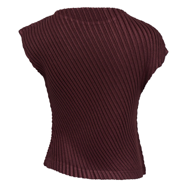 Linen Like Pleats Pleated Top