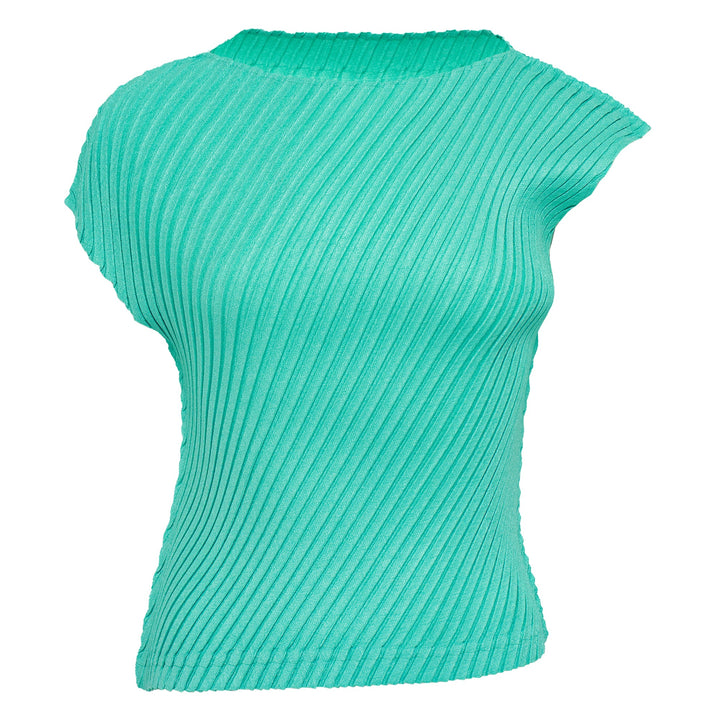 Linen Like Pleated Top