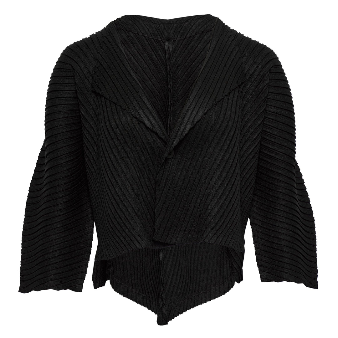 Linen Like Pleated Cardigan