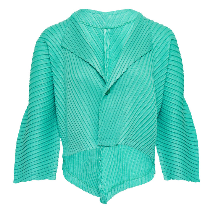 Linen Like Pleated Cardigan