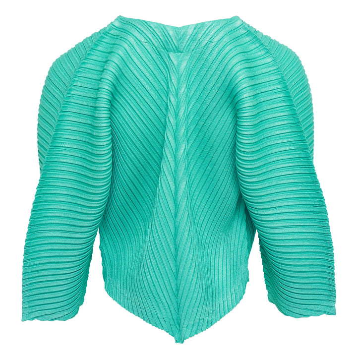 Linen Like Pleated Cardigan