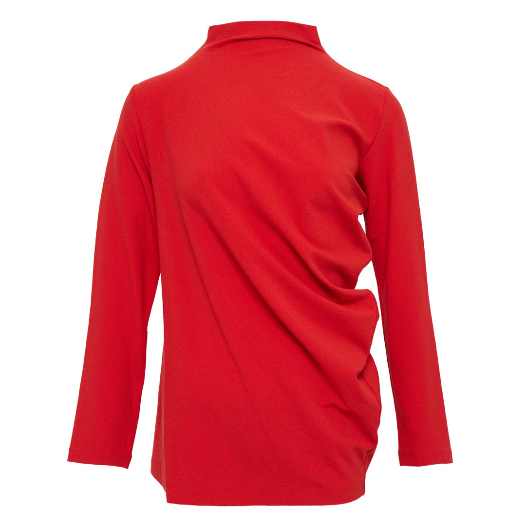 Three-Sleeved Jersey Knit Top