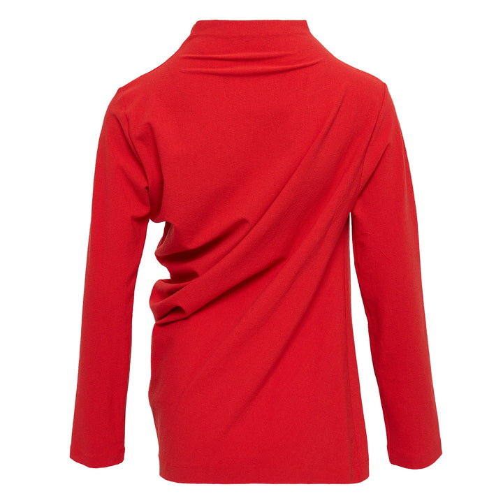 Three-Sleeved Jersey Knit Top