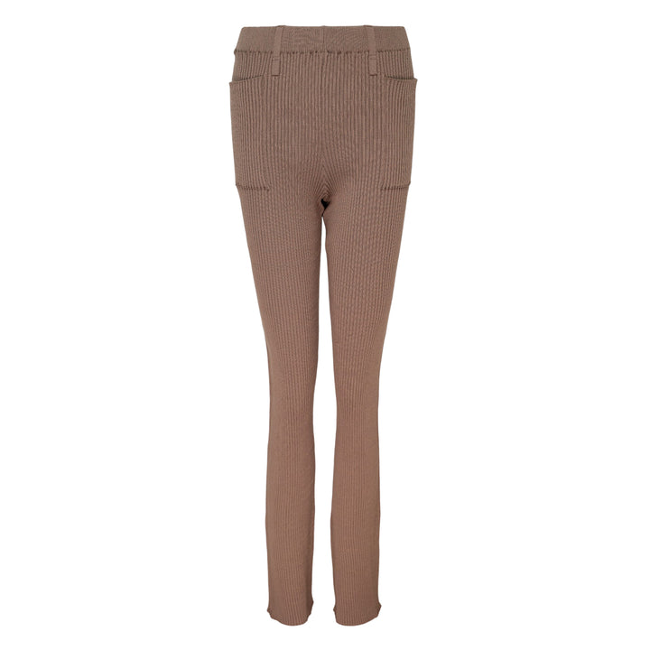 Odd Ribbed Knit Pants