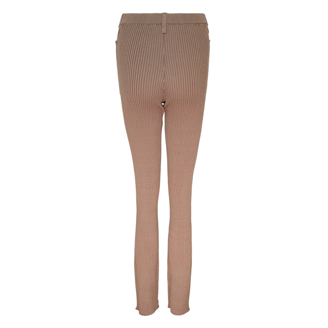 Odd Ribbed Knit Pants