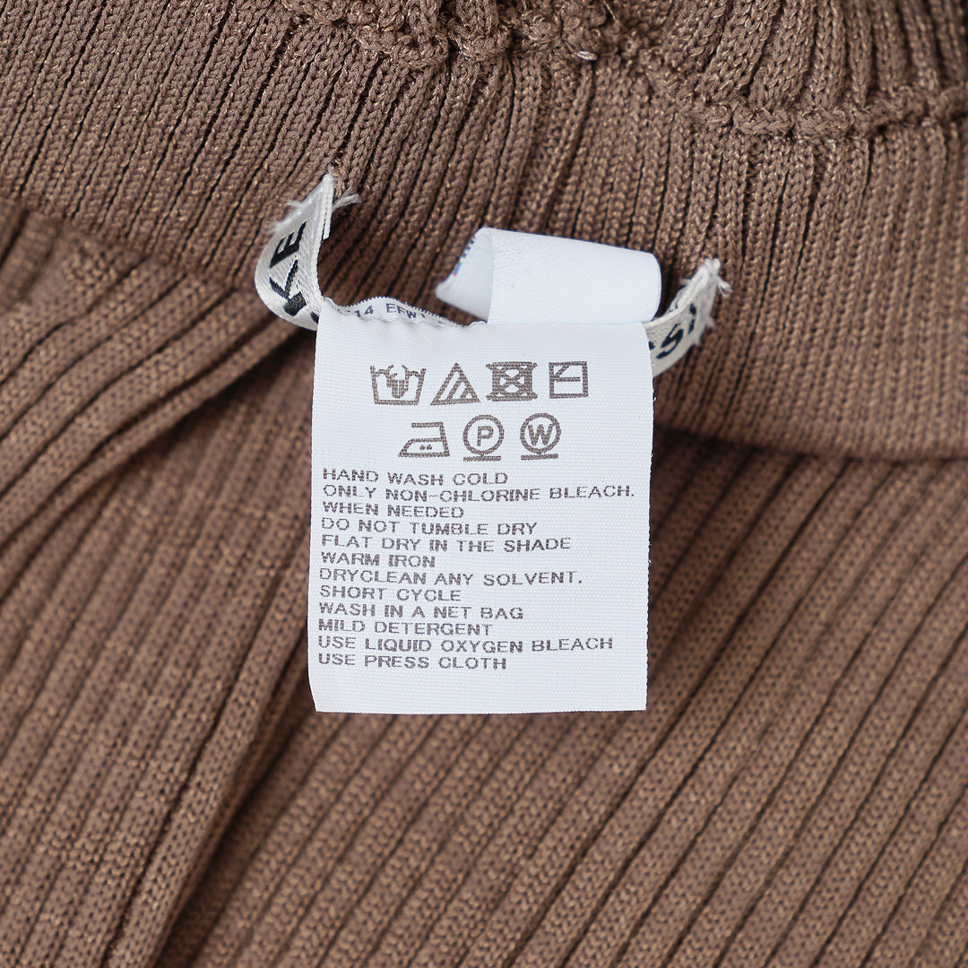 Odd Ribbed Knit Pants
