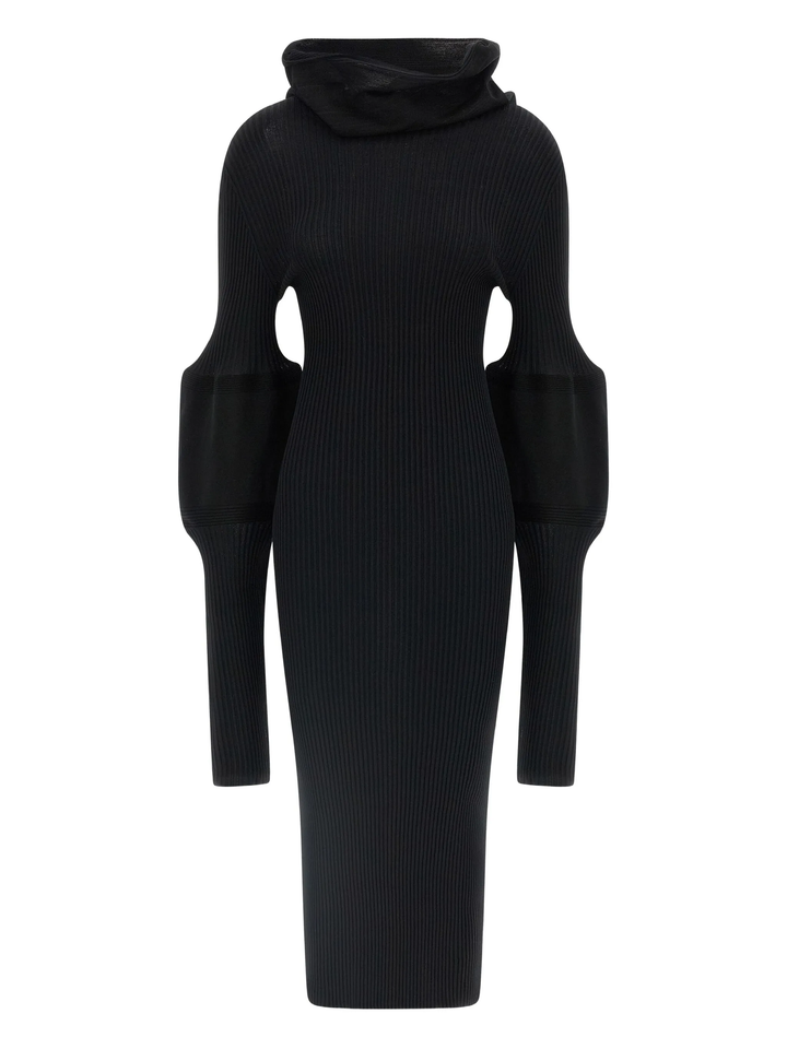 Thin And Thick Knit Dress