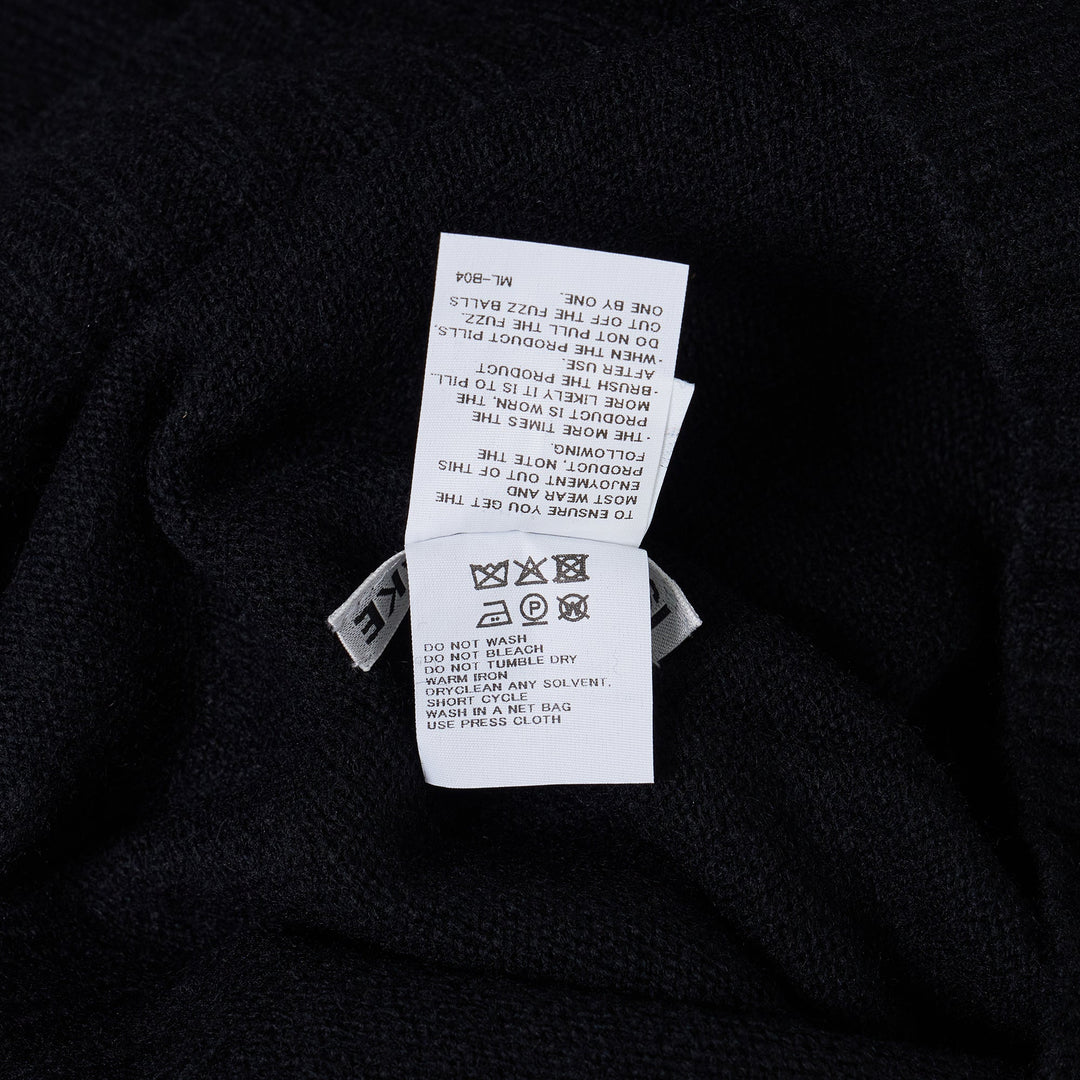 Crooked Wool Knit Sweater