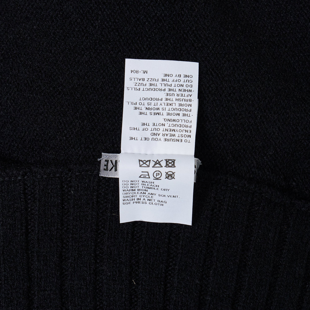 Crooked Wool Knit Cardigan