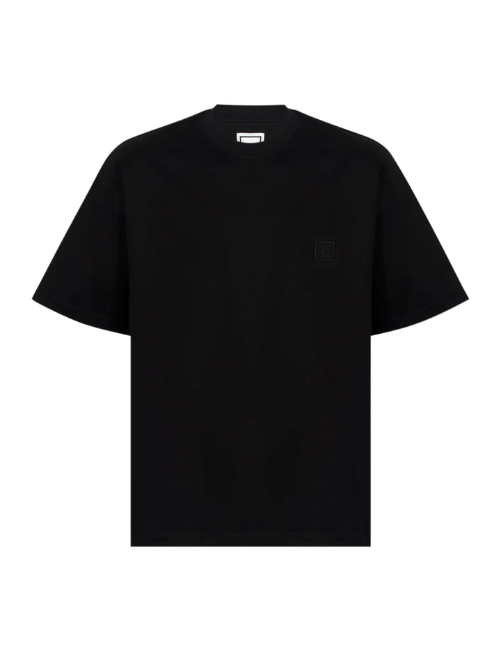 Oversized Back Abstract Print Tee