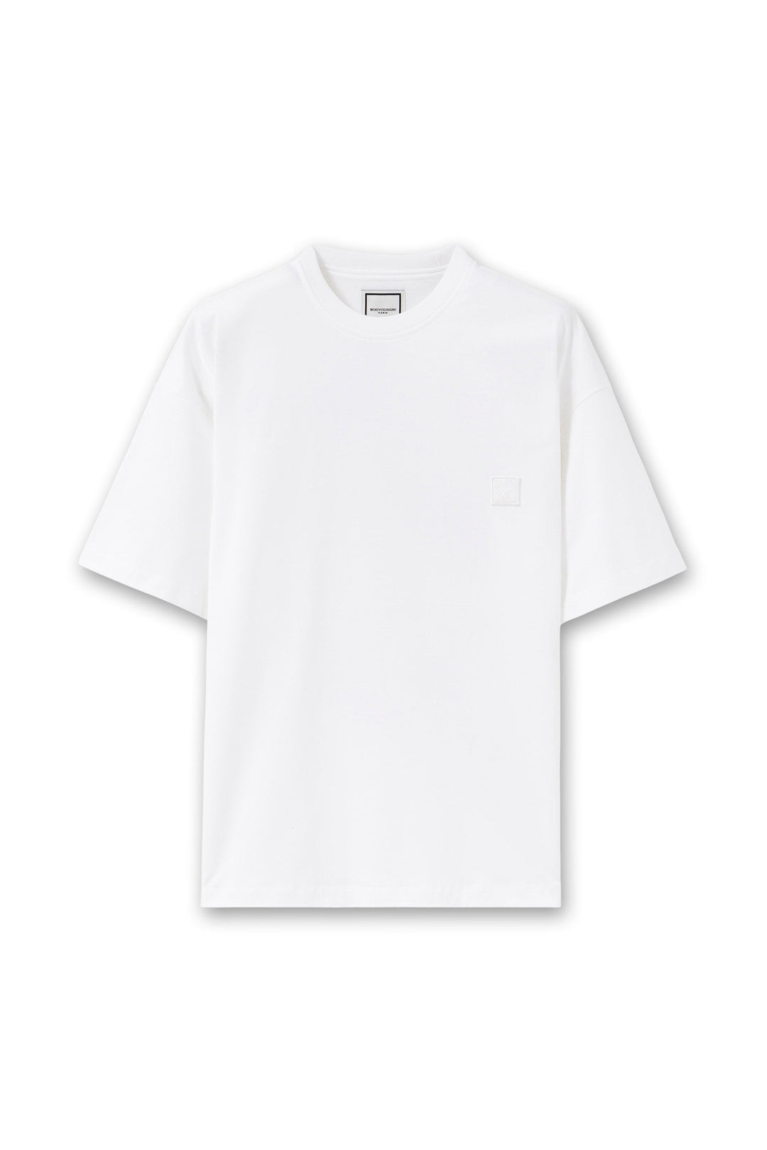 Oversized Back Abstract Print Tee