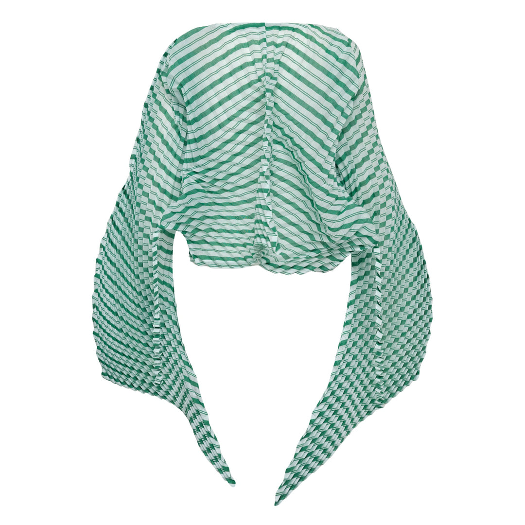 Striped Hand Pleats Top