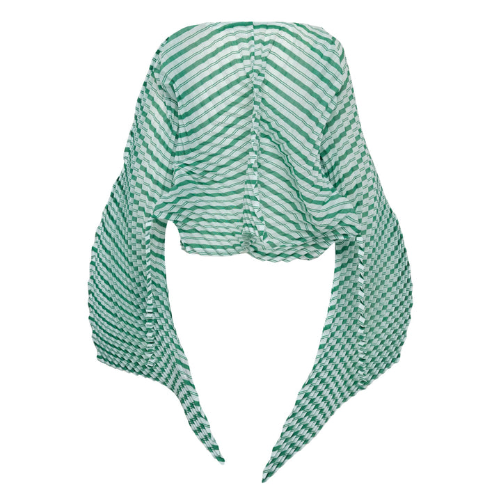 Striped Hand Pleats Top