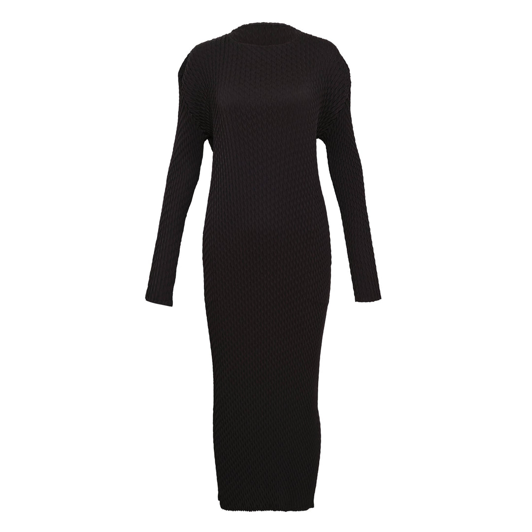 Sleek Pleats Pleated Dress