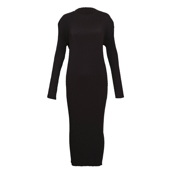 Sleek Pleats Pleated Dress