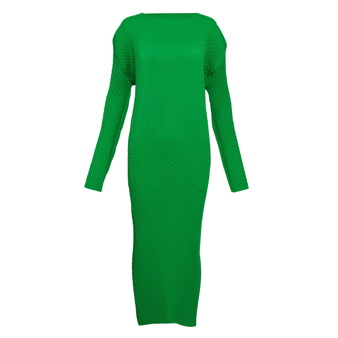 Sleek Pleats Pleated Dress