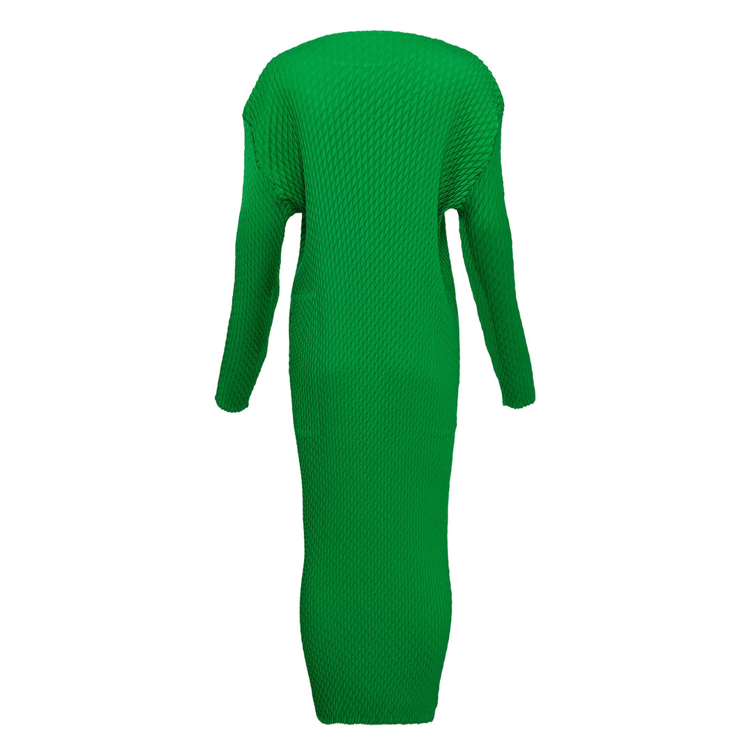 Sleek Pleats Pleated Dress