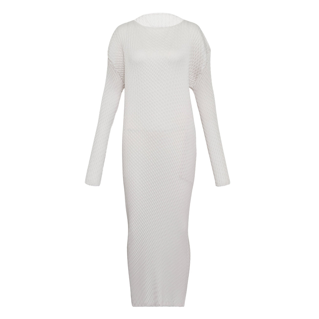 Sleek Pleats Pleated Dress