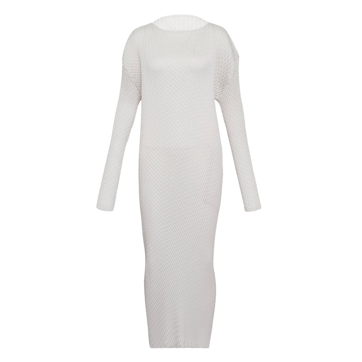 Sleek Pleats Pleated Dress