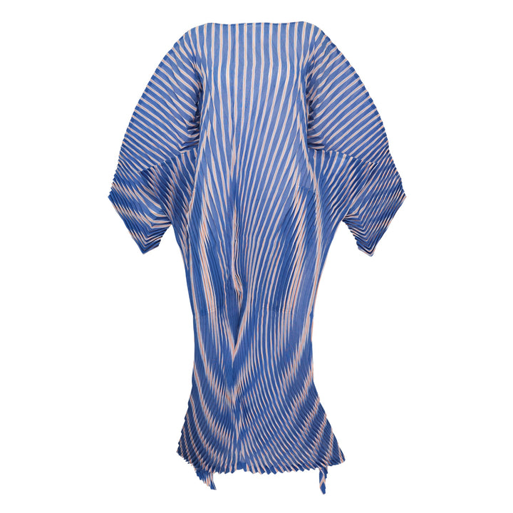 Striped Hand Pleats Dress