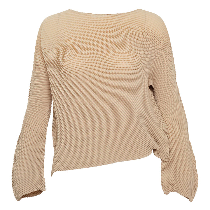 Shifted Misty Pleats Pleated Top