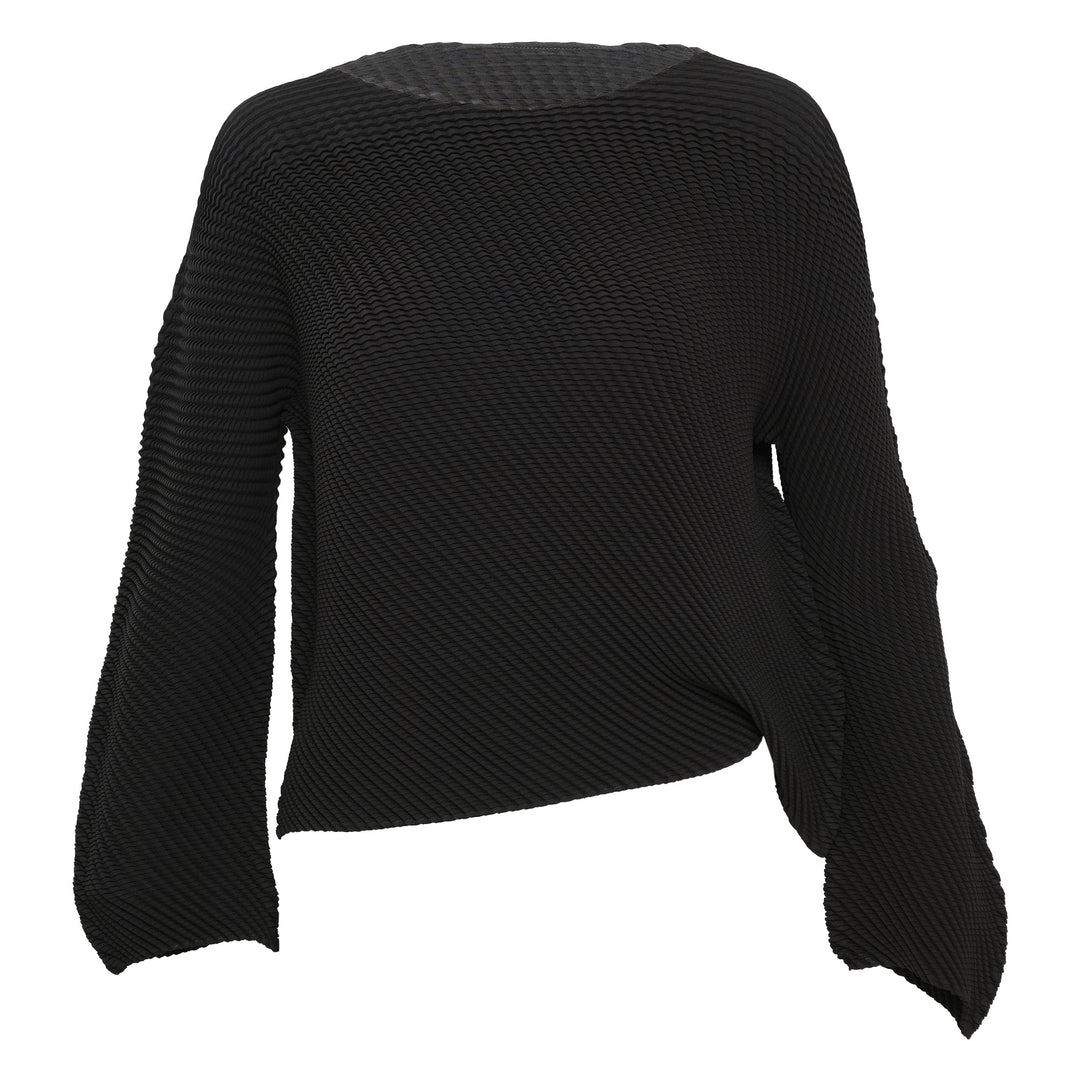Shifted Misty Pleats Pleated Top