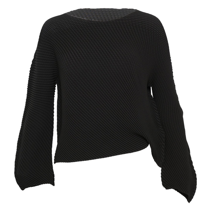 Shifted Misty Pleats Pleated Top