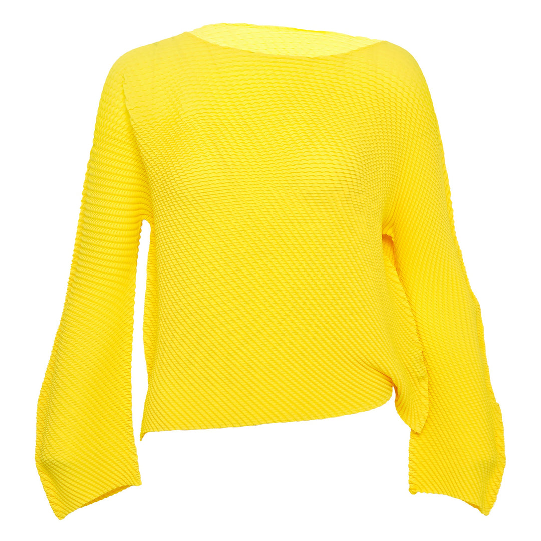 Shifted Misty Pleats Pleated Tee
