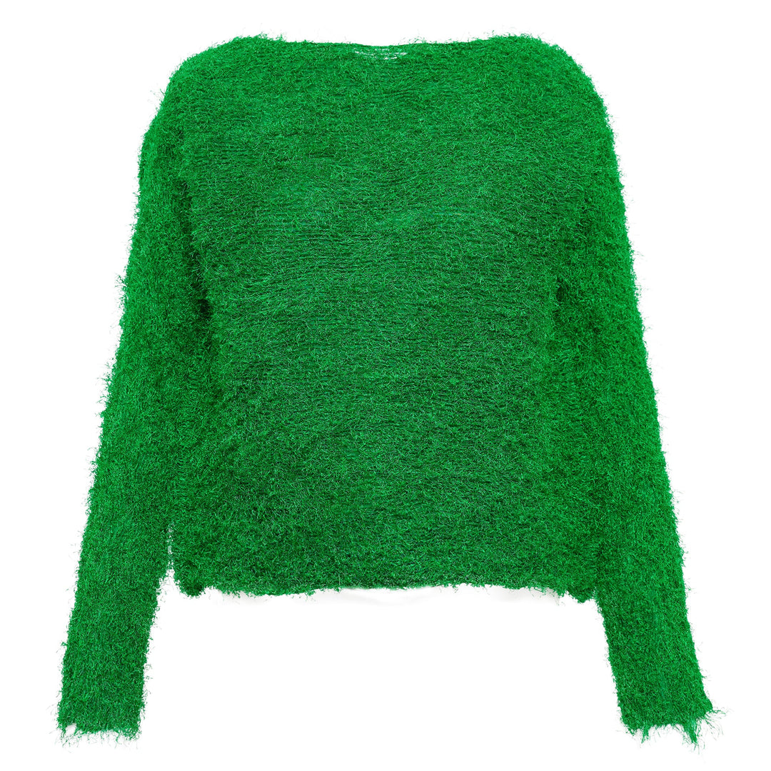 Shifted Fuzzy Pleated Top