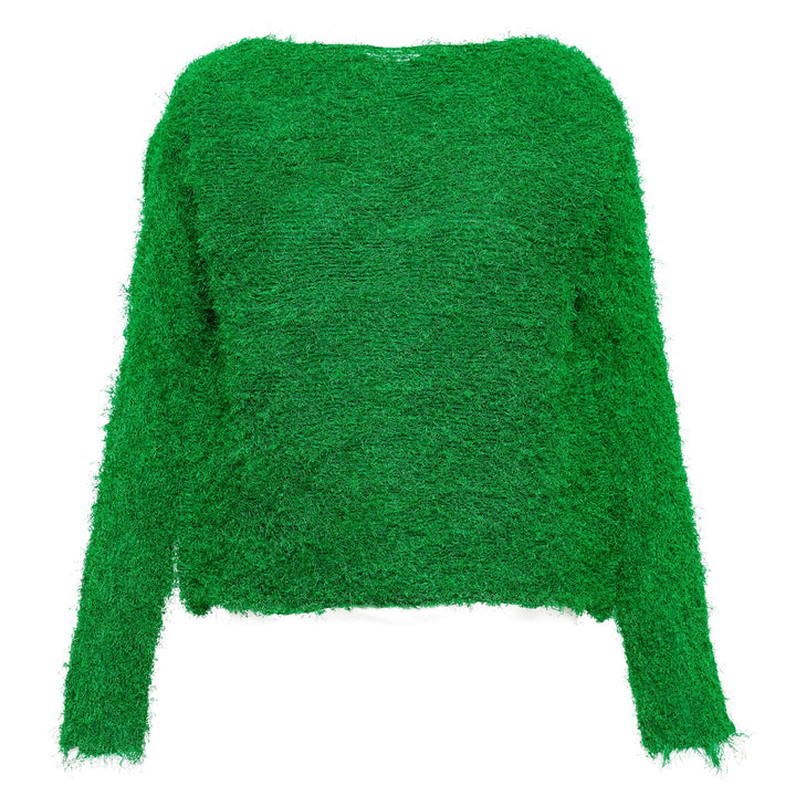 Shifted Fuzzy Pleated Top