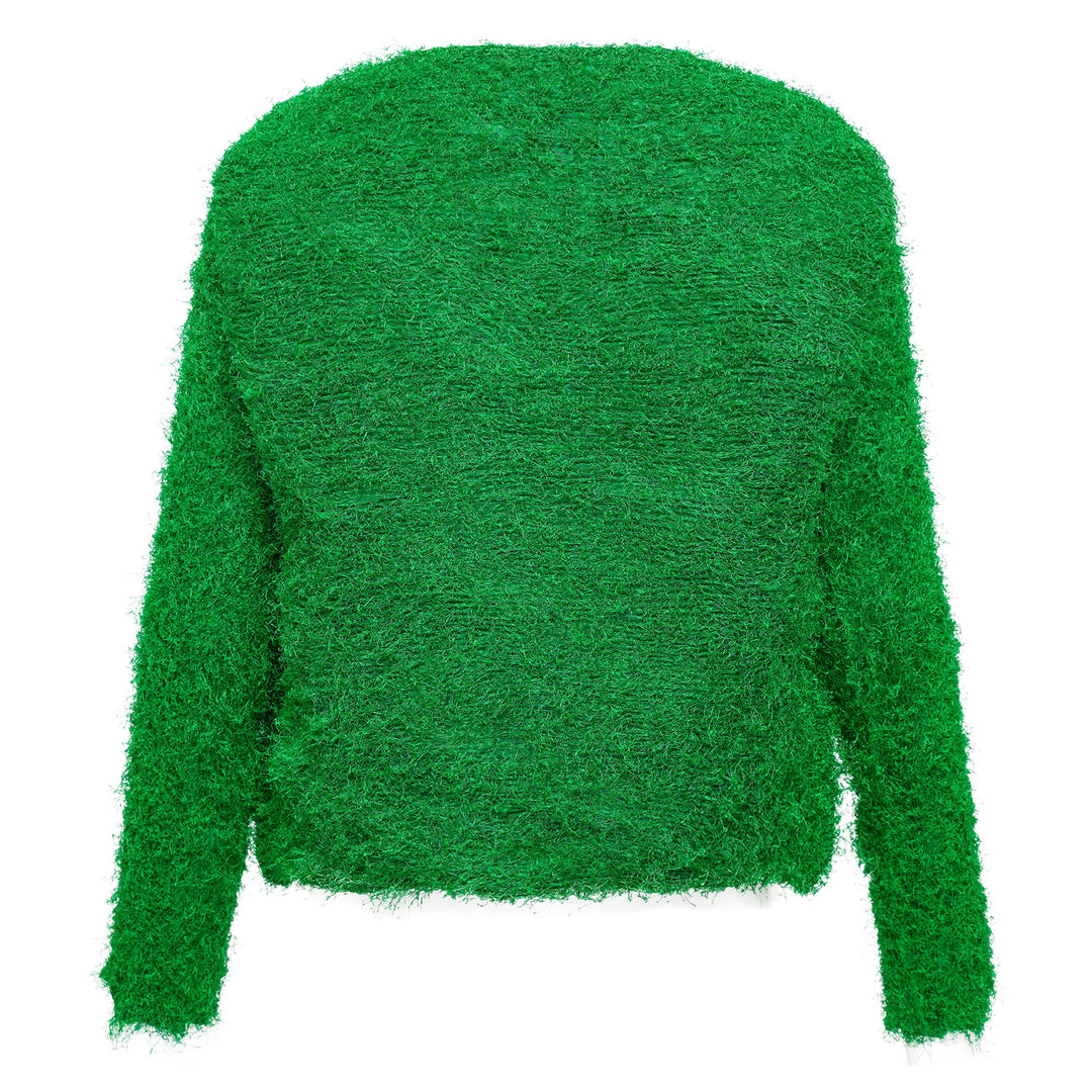 Shifted Fuzzy Pleated Top
