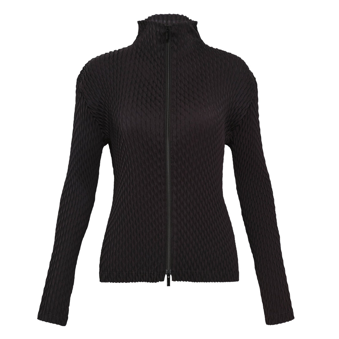 Sleek Pleats Pleated Cardigan