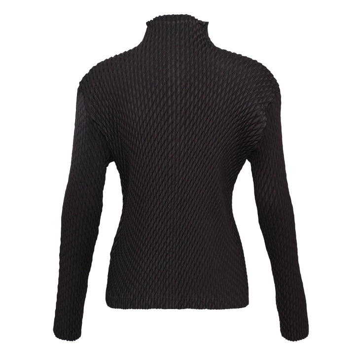 Sleek Pleats Pleated Cardigan
