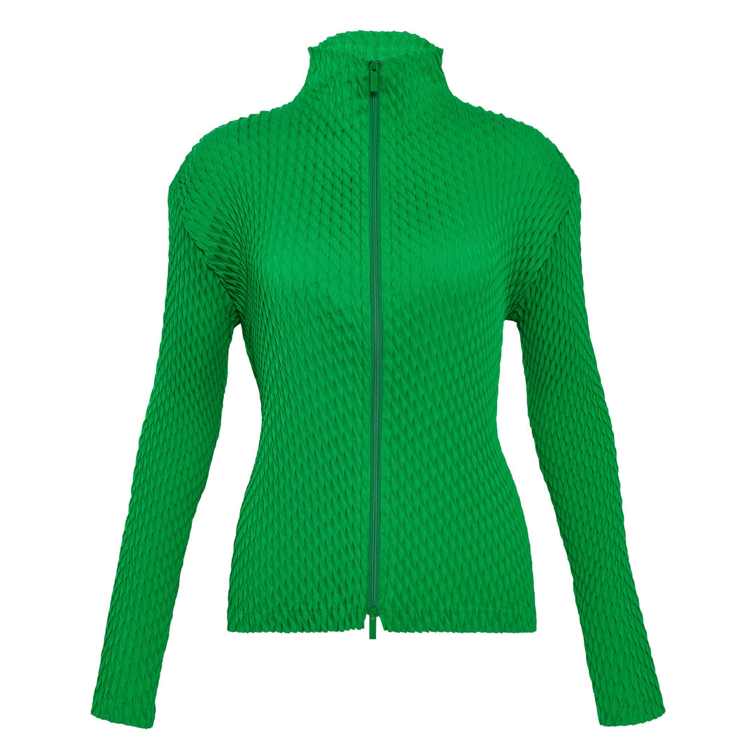 Sleek Pleats Pleated Cardigan