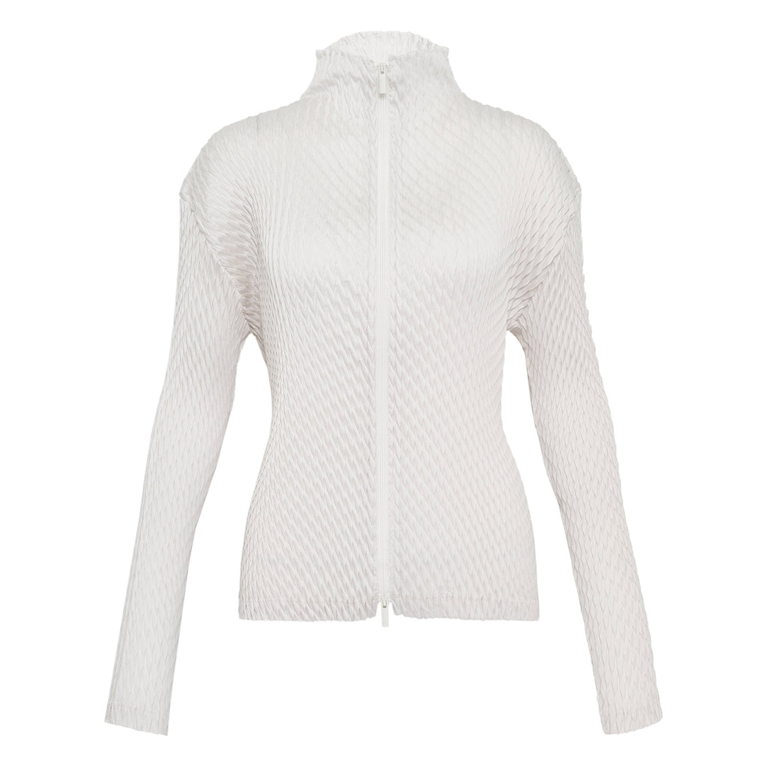 Sleek Pleats Pleated Cardigan