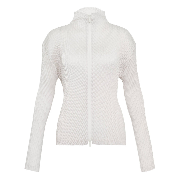 Sleek Pleats Pleated Cardigan
