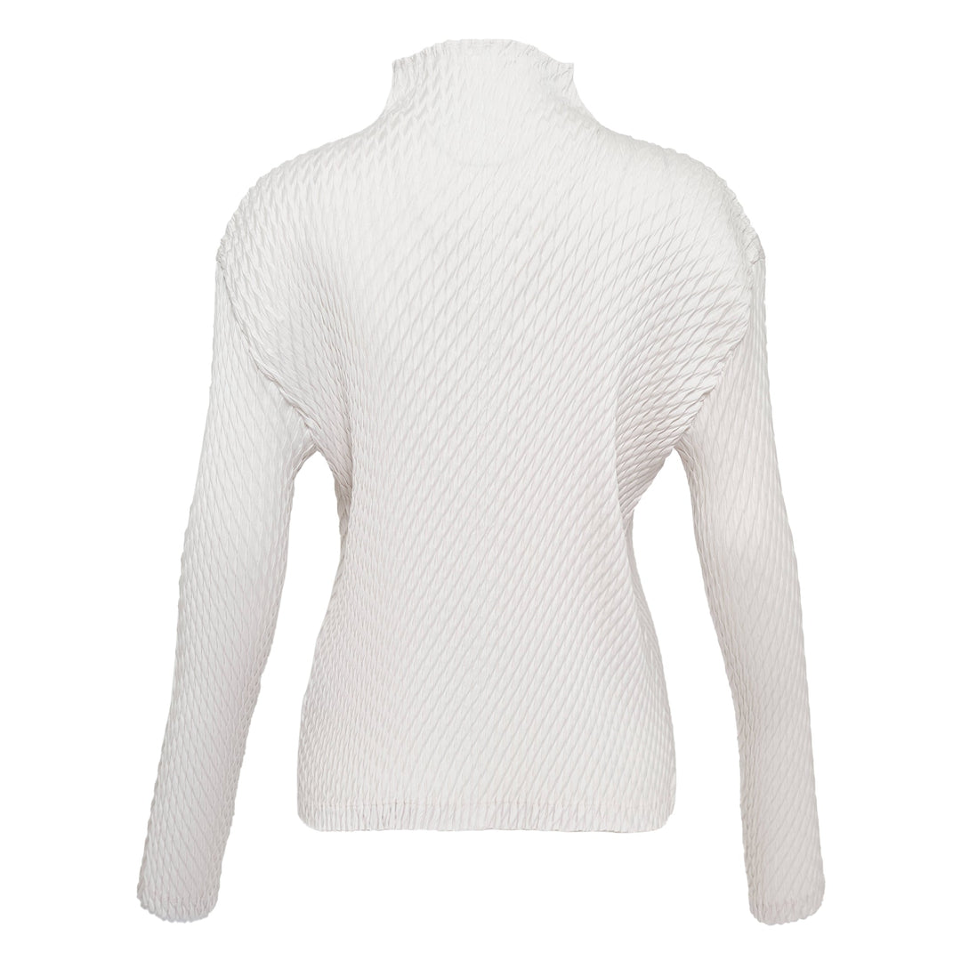 Sleek Pleats Pleated Cardigan