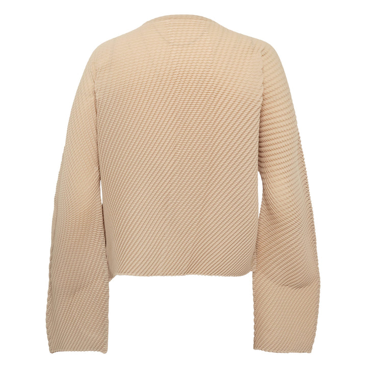 Shifted Misty Pleats Pleated Cardigan