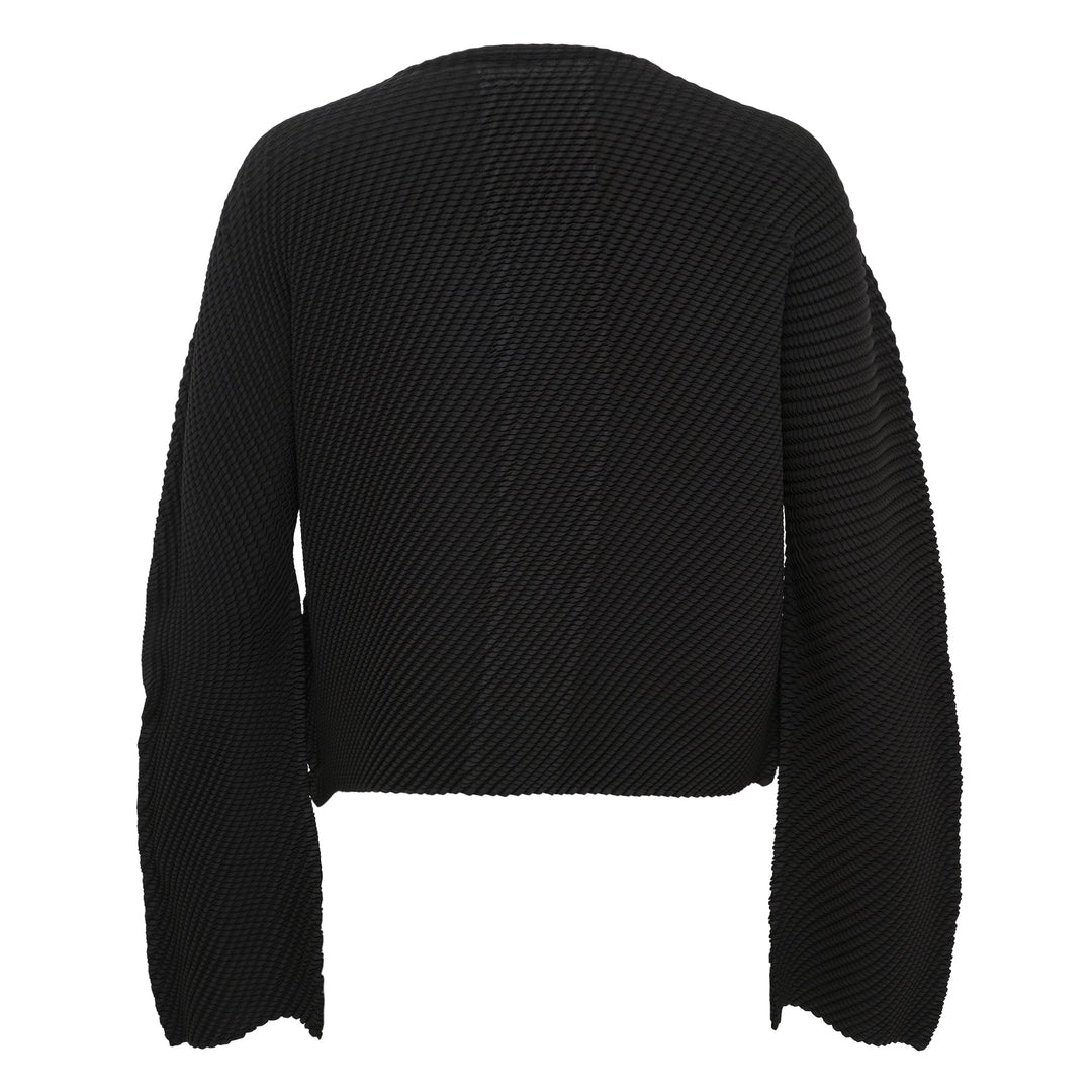 Shifted Misty Pleats Cardigan
