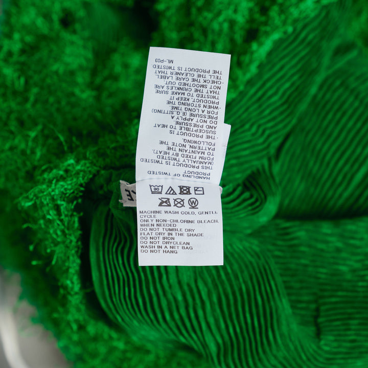 Shifted Fuzzy Pleated Cardigan