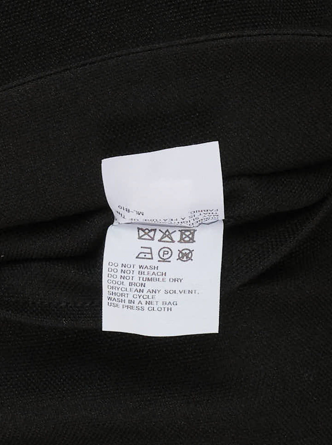Issey Miyake Like Torso Like Blazer Tunic in black with notched lapel, sculpted rounded sleeves and asymmetric pockets - view 3