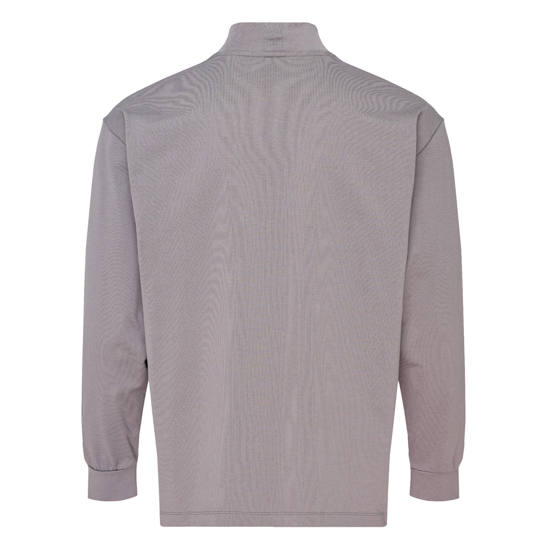 Jersey Stitch Mock Neck Tee