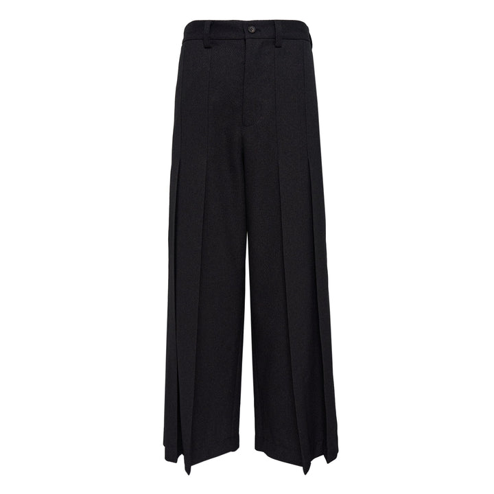 Wool Like Tweed Pants