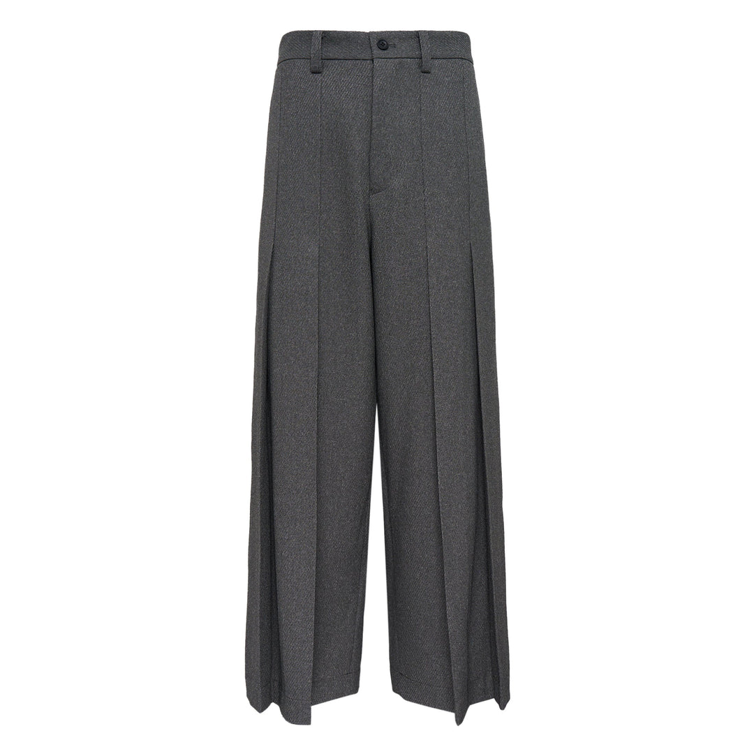 Wool Like Tweed Pants