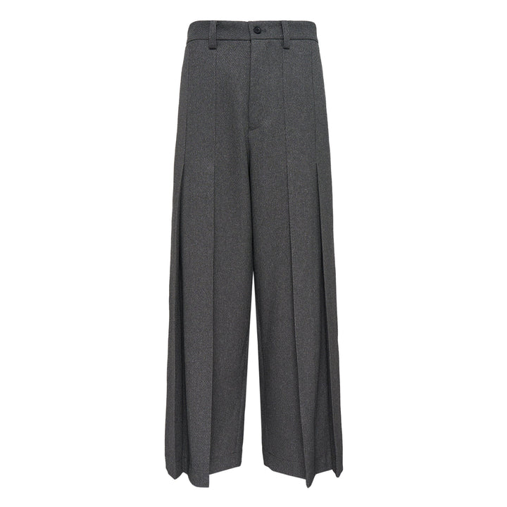 Wool Like Tweed Pants